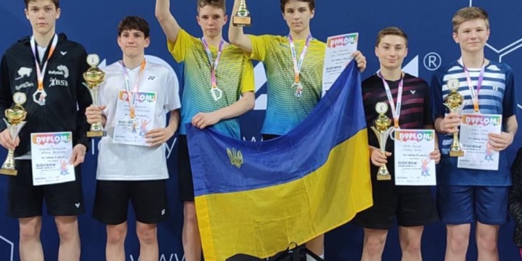 Юні миколаївські бадмінтоністи зібрали врожай нагород на юніорському Гран-Прі Європи (ФОТО)