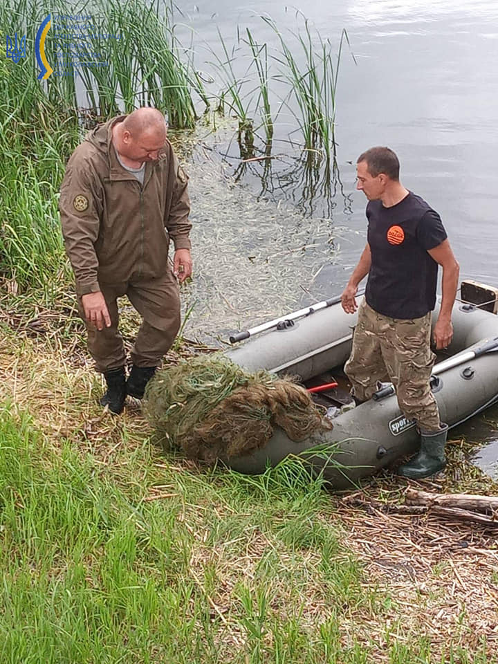 На Південному Бузі Миколаївський рибоохоронний патруль вилучив браконьєрські сітки та випустив рибу у річку (ФОТО, ВІДЕО) 3