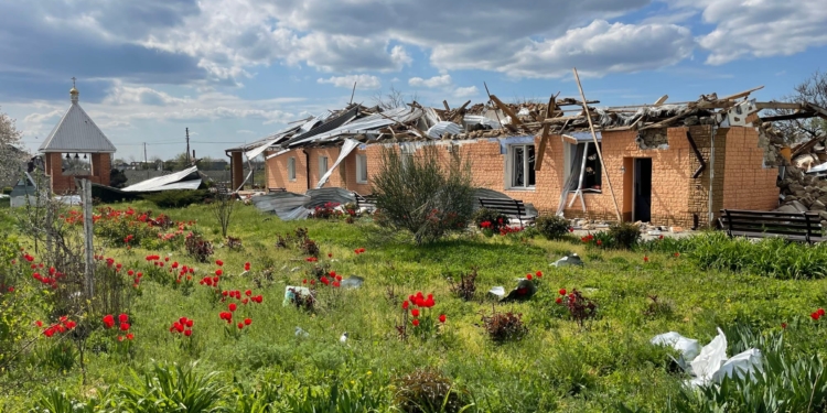 На Миколаївщині росіяни вщент зруйнували храм (ФОТО)