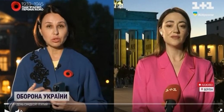 Полиция Берлина возбудила уголовное дело за нападение рашистов на телегруппу “1+1” с Мосейчук (ВИДЕО)