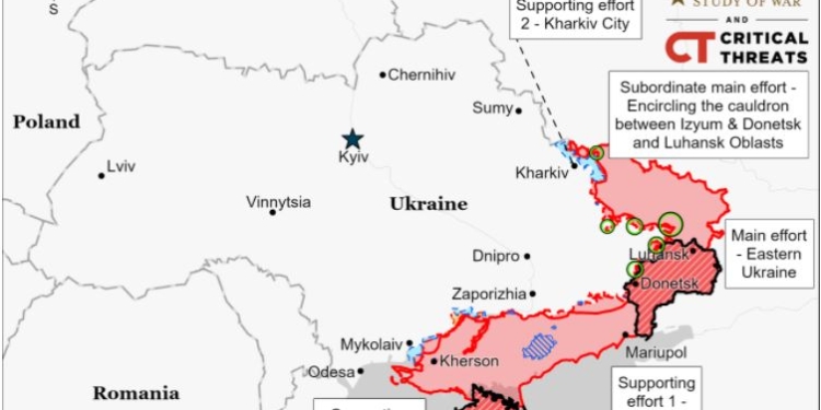 В районе Северодонецка враг добился некоторых успехов, – ISW