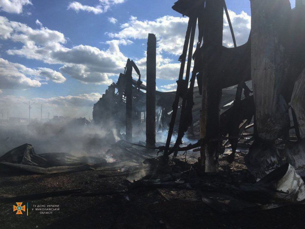 З’ясувалась причина масштабної пожежі, яку бачили у Миколаєві: горіли гаражі у селищі Луч і склад одного з підприємств (ФОТО) 15