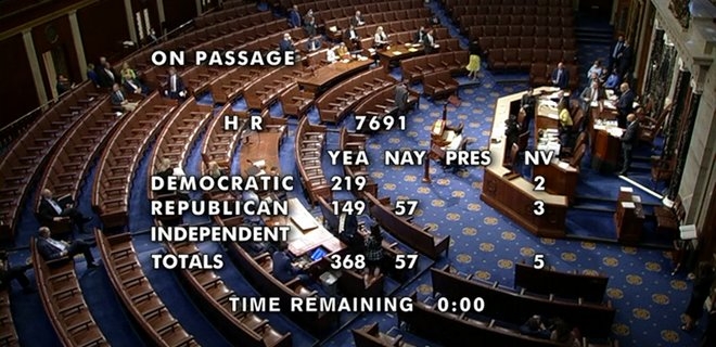 Палата представителей США утвердила пакет помощи Украине на $40 млрд. “За” – 368 голосов, 57 республиканцев “против”