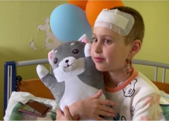 9-летней Софии из Николаева осколок попал в голову и прошел через мозг, Ее прооперировали во Львове (ВИДЕО)