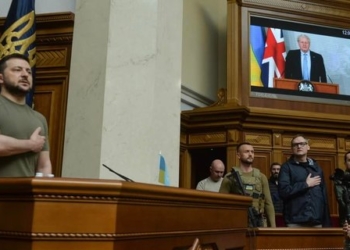 После Джонсона в Верховной Раде выступил Зеленский (ВИДЕО)