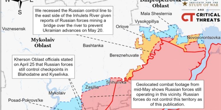 Рашисты готовятся к наступлению на Херсонщине и Запорожье, – военные аналитики США (КАРТА)