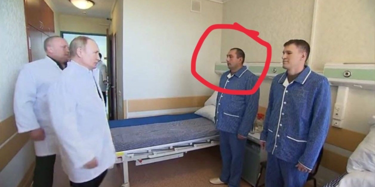 Вчера путин встречался с ранеными в госпитале. Раненые до этого уже были рабочими, верующими, рыбаками (ФОТО)