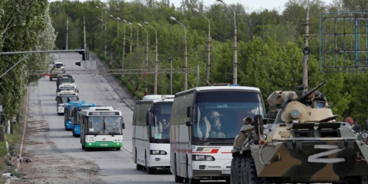 В минобороны рф заявили, что из “Азовстали” вышли 959 украинских бойцов