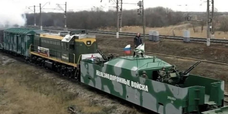 В Мелитополе партизаны взорвали бронепоезд