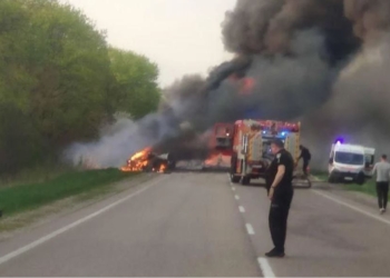 В Ровенской области в ДТП с автобусом и бензовозом погибло 16 человек (ФОТО)