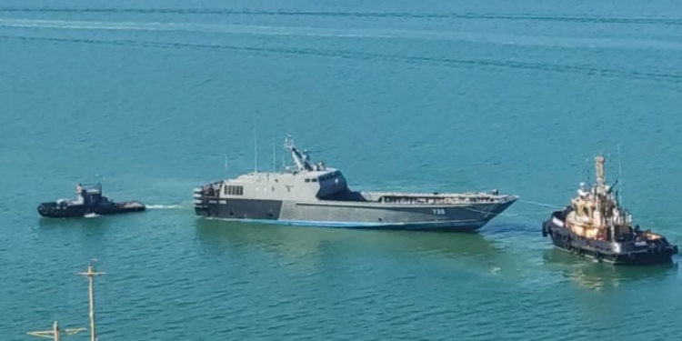 В Севастополе замечен десантный катер, которого нет в составе Черноморского флота. Откуда взялся и зачем? (ФОТО)