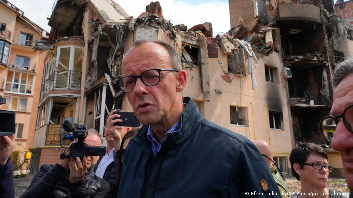 Лидер немецкой партии посетил Ирпень и рассказал о пережитом потрясении