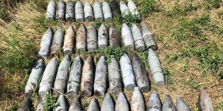 За сьогодні на Миколаївщині піротехніки вилучили 56 рашистських боєприпасів (ФОТО)