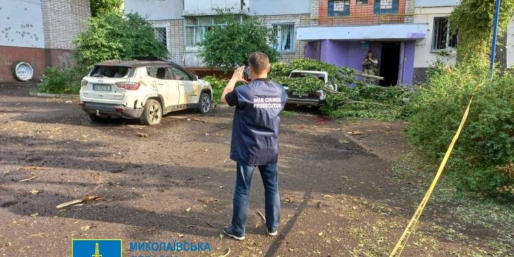 Обстріли Миколаєва, Очакова та 6 населених пунктів у Миколаївському районі 1 червня – відкрито 19 кримінальних проваджень