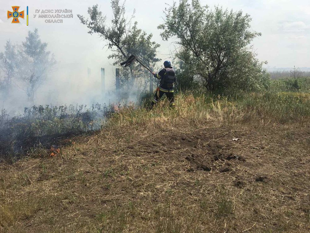 На Миколаївщині за добу з 14 пожеж 6 були через російські обстріли (ФОТО, ВІДЕО) 1