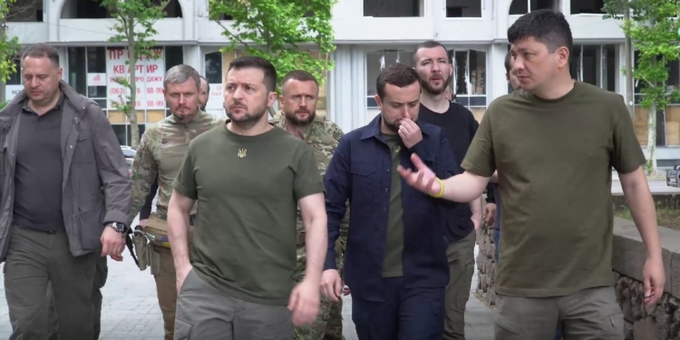 Зеленський приїхав до Миколаєва (ВІДЕО)