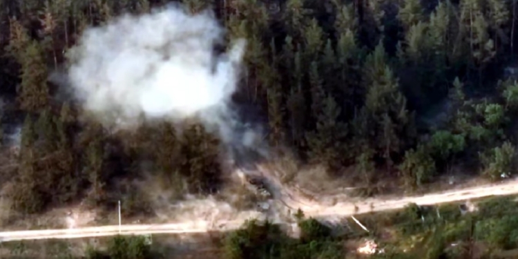 Робота артпідрозділу миколаївських десантників: дві БМП, а потім боєкомплект – слідом за російським кораблем (ВІДЕО)