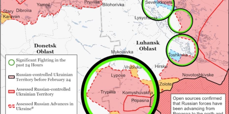 ВСУ провели успешную контратаку в Северодонецке, – ISW