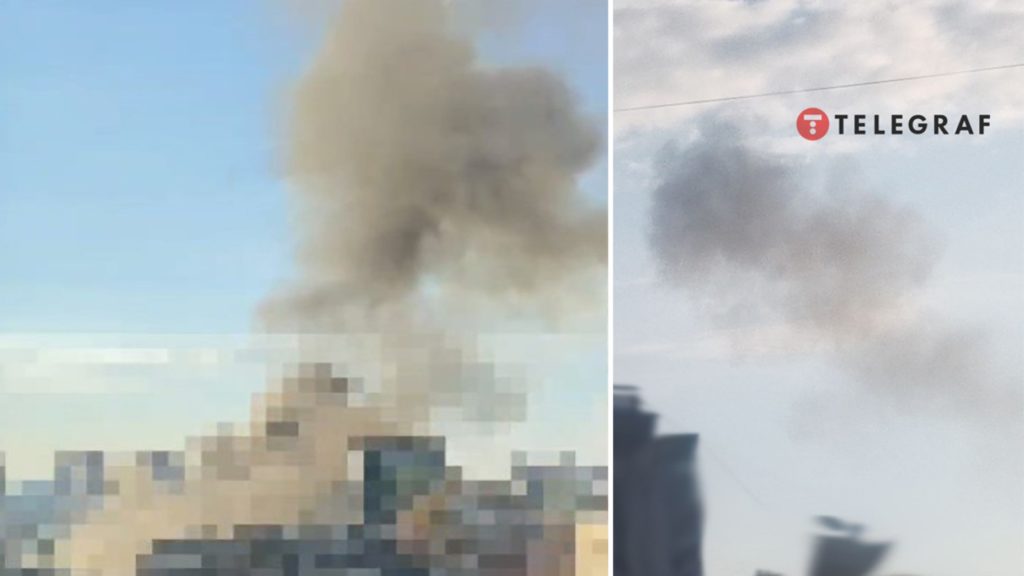 Ракетный удар по Киеву, в центре горит жилой дом (ВИДЕО) 1