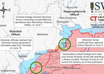 Российские силы могут устраивать атаки под ложным флагом вокруг Херсона, чтобы обвинить ВСУ. Анализ ситуации от ISW (КАРТЫ)