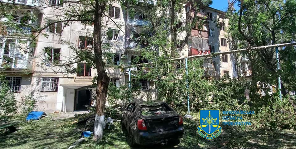 Двоє загиблих і двадцять поранених внаслідок ракетних ударів по Миколаєву 17 червня - розпочато розслідування 5