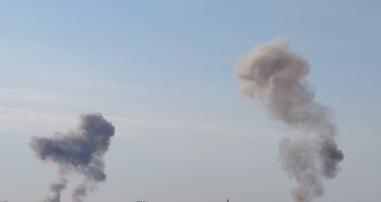 Николаев подвергся ракетному удару (ФОТО)