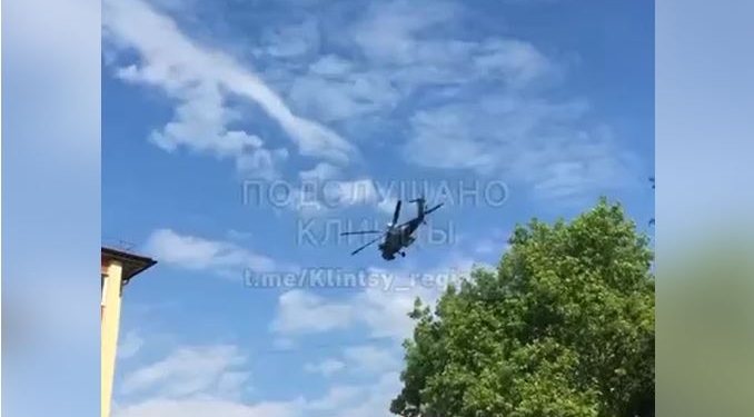 В Брянской области с утра взрывы – якобы украинский вертолет обстрелял воинскую часть (ВИДЕО)