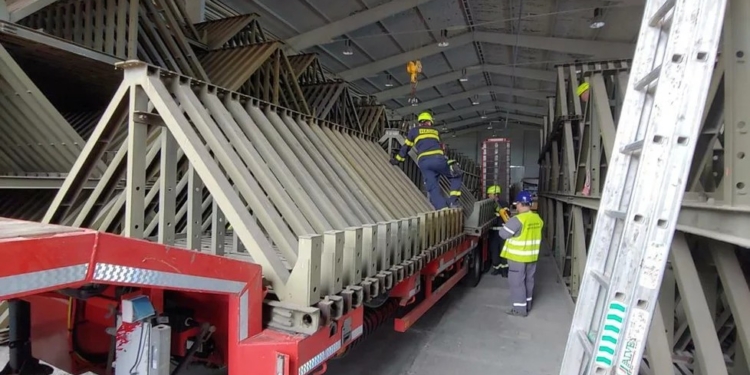 Чехия передала Украине 2 мобильных моста для замены разрушенных (ФОТО)