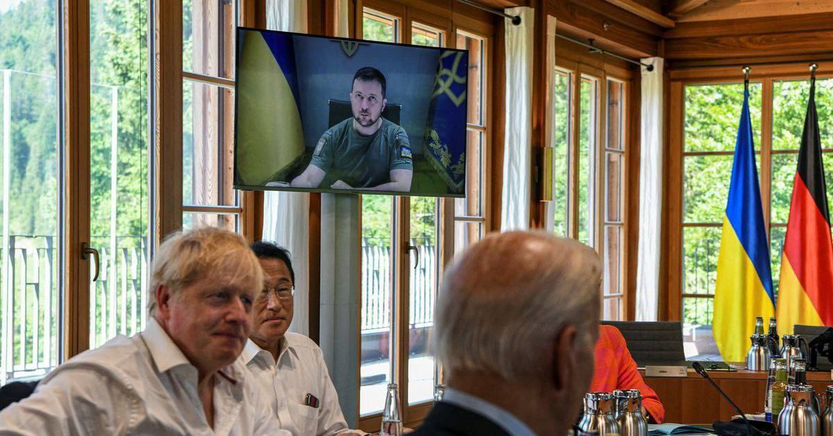 Зеленский выступил на саммите G7 – пожелал окончания войны до зимы (ФОТО)
