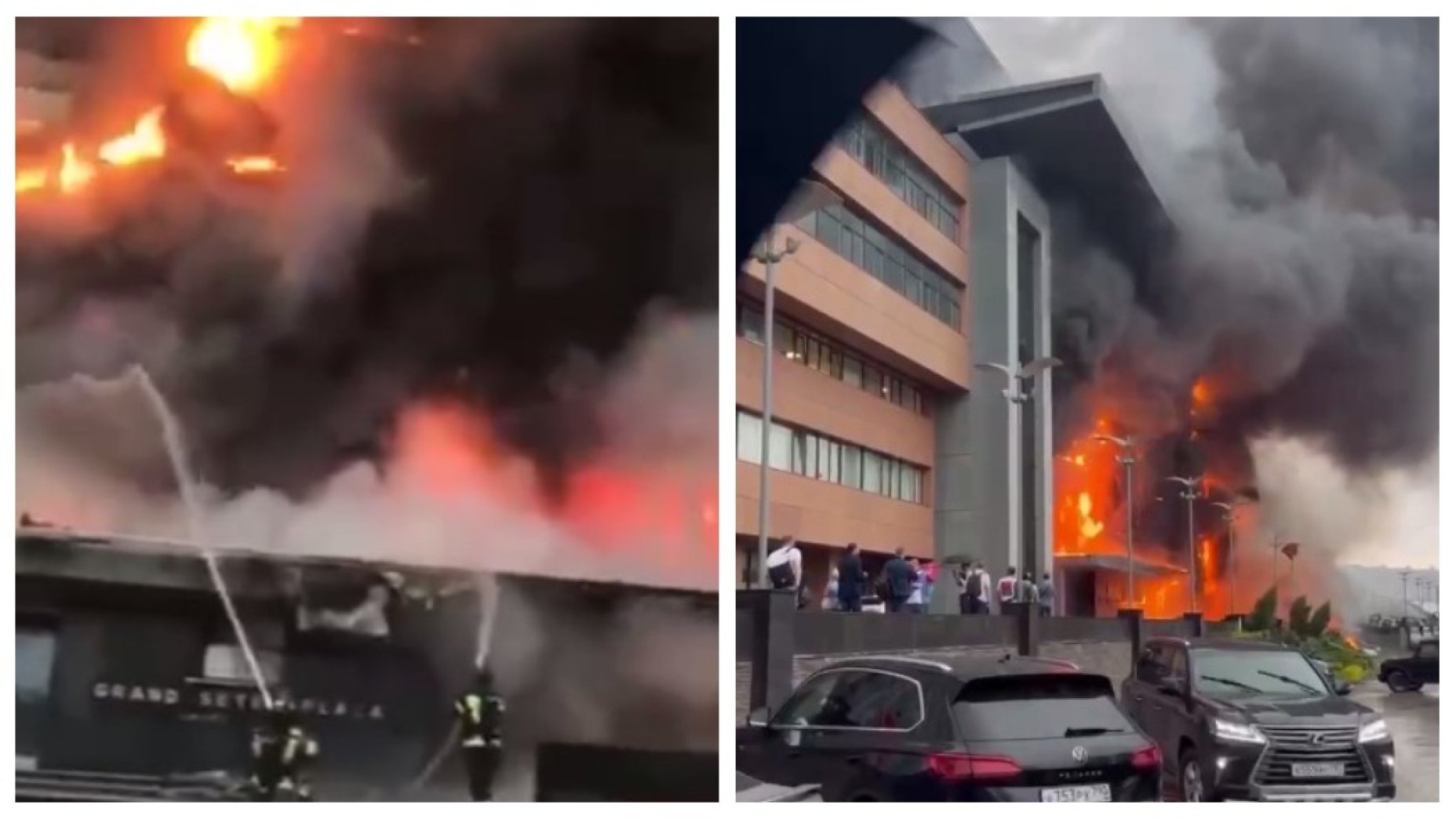 В Москве большой пожар – горит торговый центр “Гранд Сетунь Плаза” (ФОТО, ВИДЕО)