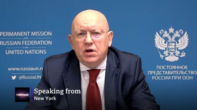 Постпред рф в ООН Небензя утверждает, что Николаев сам себя обстреливает