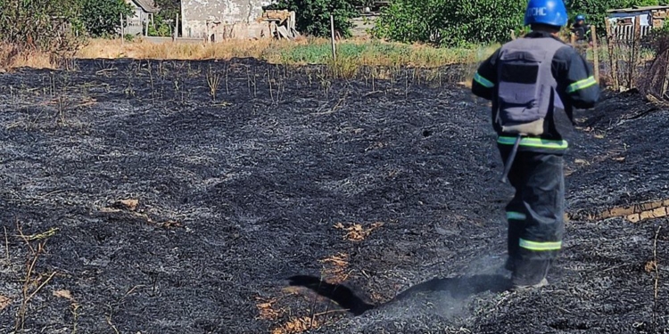 Пожежі через обстріли та підпал. Де горіло на Миколаївщині (ФОТО, ВІДЕО)