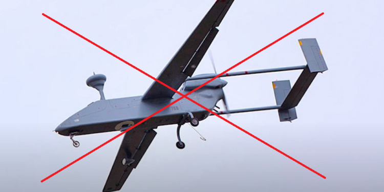 На Миколаївщині збитий ворожий беспілотник-розвідник «Форпост»