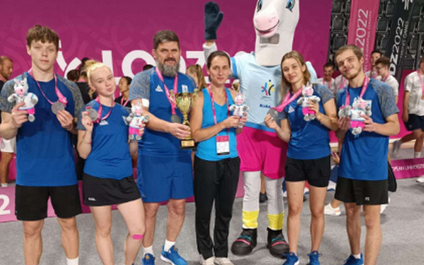 Миколаївські бадмінтоністи здобули «срібло» Європейських Університетських Ігор