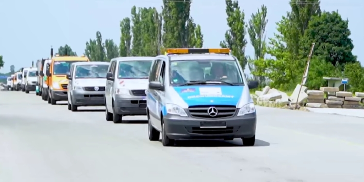 Німецький Дортмунд передав Миколаєву муніципальну техніку для ремонту доріг і мікроавтобуси (ВІДЕО)