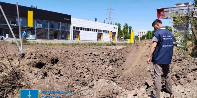 По факту сьогоднішніх російських ракетних ударів по цивільним об’єктам Миколаєва розпочато розслідування (ФОТО)