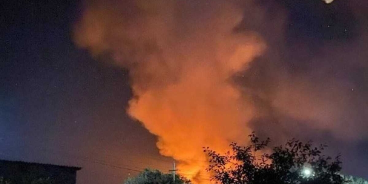 Еще один склад боеприпасов уничтожен в тылу врага (ФОТО, ВИДЕО)