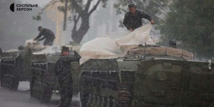 Рашисты в Херсоне готовятся к уличным боям