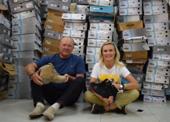 Ганна Замазєєва: придбали 1000 пар взуття для наших бійців ЗСУ! (ФОТО, ВІДЕО)