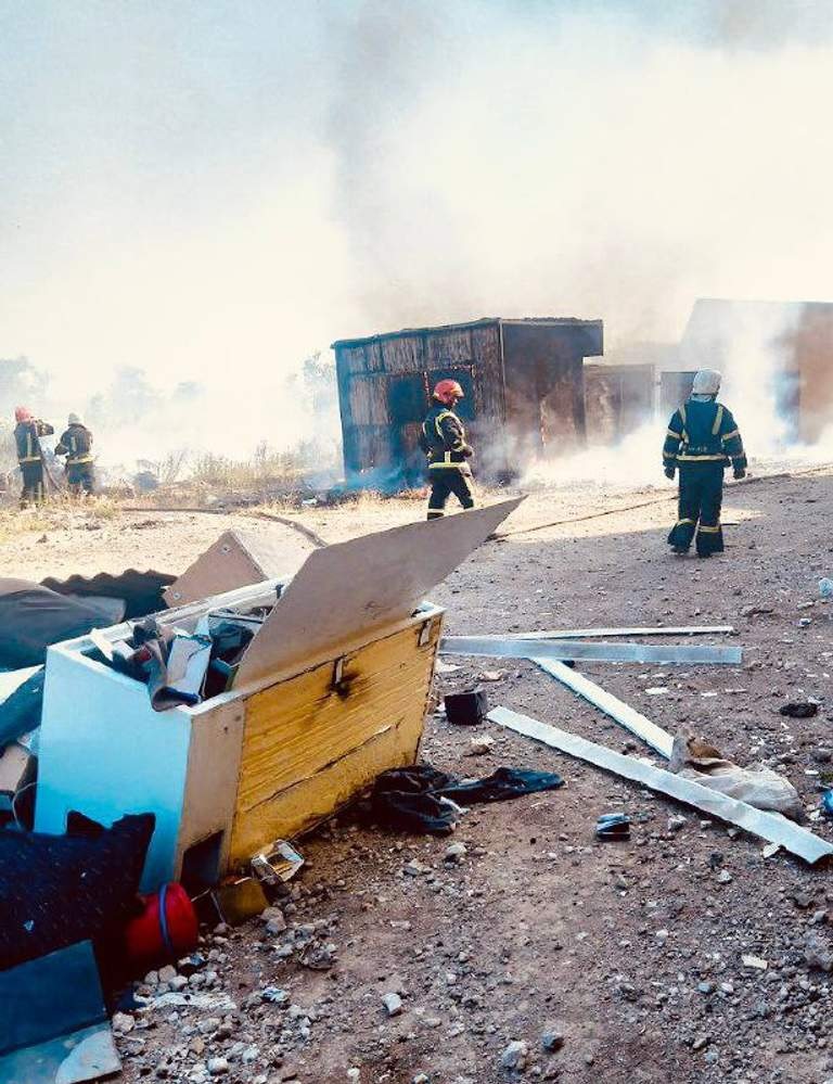 У Маріуполі загорівся окупантський склад з награбованим майном (ФОТО) 3