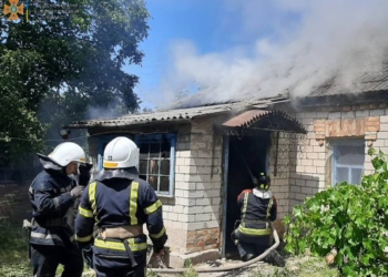 В Казанці на Миколаївщині палав житловий будинок