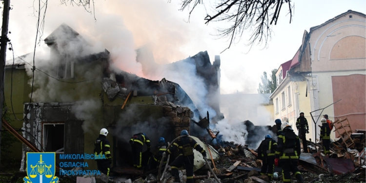 За фактом сьогоднішнього масованого обстрілу Миколаєва розпочато кримінальне провадження (ФОТО)