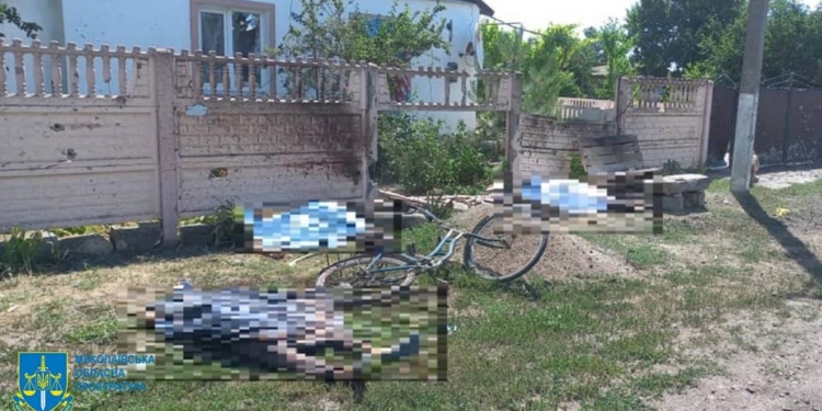 5 загиблих та 2 поранених внаслідок чергових обстрілів військовими рф населених пунктів Миколаївщини – розпочато провадження (ФОТО)
