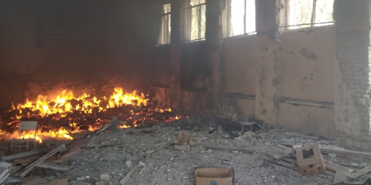 На Миколаївщині росіяни знищили спортивну базу Будинку культури смт Первомайське (ФОТО)