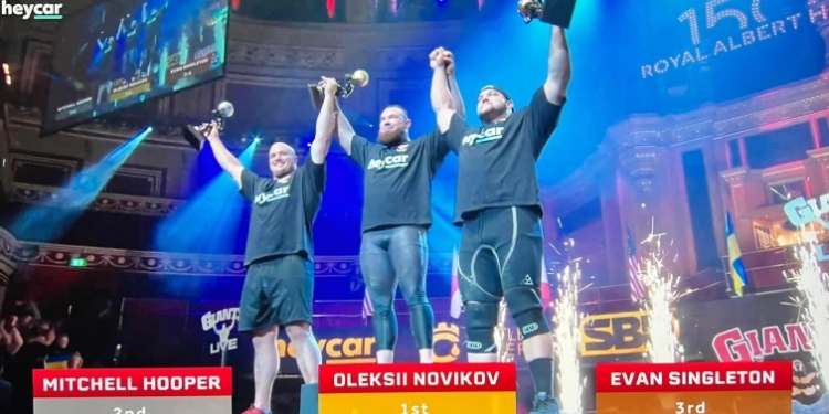 Український силач Новіков вдруге  виборов титул Strongman Classic
