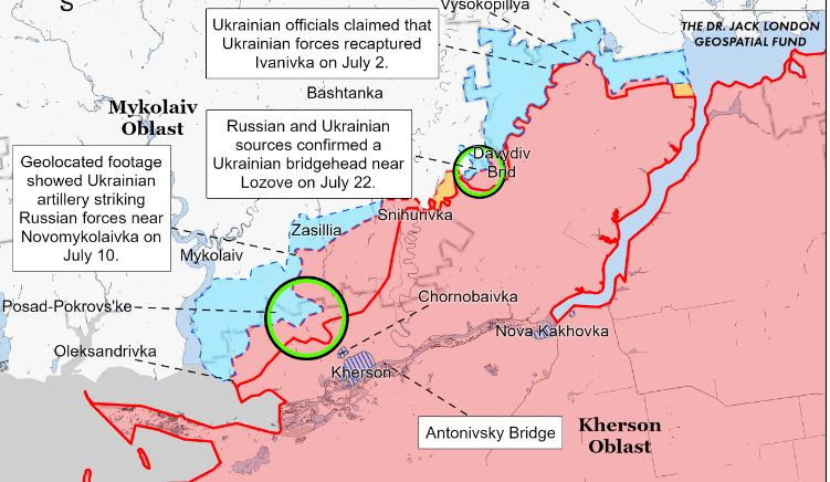 Україна і рф мовчать про наступ ЗСУ на Херсонщині з різних причин, – ISW