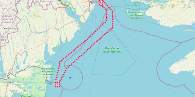 Де пролягає зерновий коридор, який має запрацювати сьогодні (КАРТА)