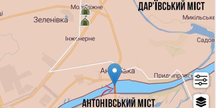 ЗСУ вдарили по Дар’ївському мосту під Херсоном – відрізали окупантів від постачання зброї (КАРТА)