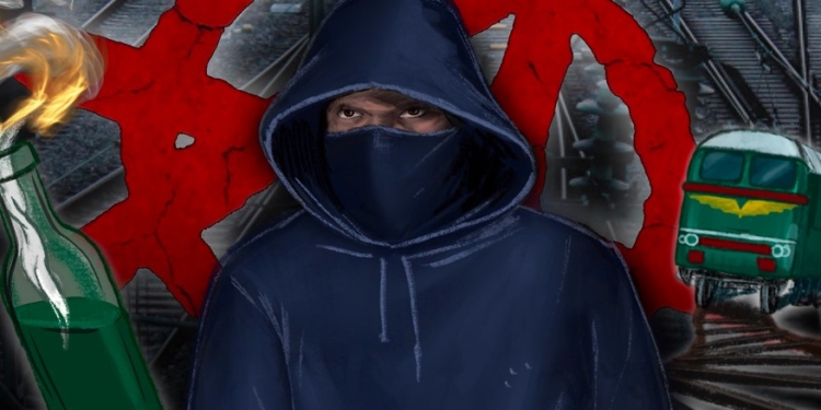 Рельсовая война в рф. Кто такие анархо-коммунисты, и как они воюют против путинизма (ВИДЕО)