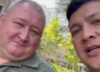 Начальник Миколаївської ОВА Віталій Кім з генералом Дмитром Марченко: «Коментарів не буде найближчим часом» (ВІДЕО)